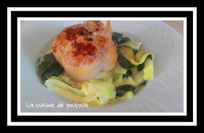 Paupiettes de veau sur son lit de tagliatelle de courgettes au thermomix ou sans 