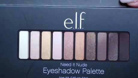 Beauté budget : Palette need it nude ELF 12€