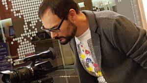 15 ans de métier Pierre Martin - En tournage dans les nouveaux espace Opera de l'ULg pour Universud, 2015