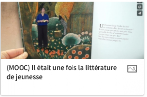 15 ans de métier Le MOOC littérature Jeunesse (2016)