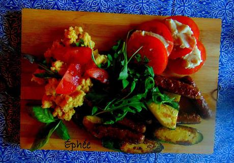 Polenta, légumes et saucisses Polenta, légumes et saucisses