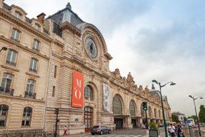 PARIS, FRANCE - AUGUST 07, 2014: Facade of the Orsay modern art Museum in Paris, France - Evannovostro / <a href=