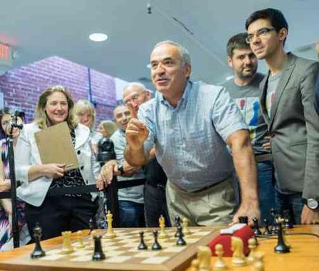 Le retour de Garry Kasparov aux échecs - Photo © site officiel Le retour de Garry Kasparov aux échecs - Photo © site officiel