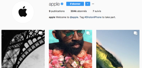Apple lance enfin son compte Instagram et montre des photos prises avec les iPhone.