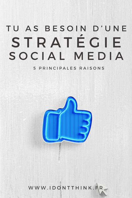 Tu as besoin d’une stratégie social media Je te donne les 5 principales raisons pour lesquelles tu as besoin d'une stratégie sur les réseaux sociaux pour ton business !