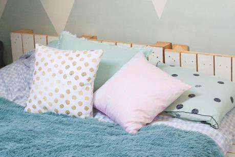 Notre lit en palettes Notre lit en palettes