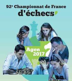 L'affiche du championnat de France d'échecs 2017 - Photo © FFE