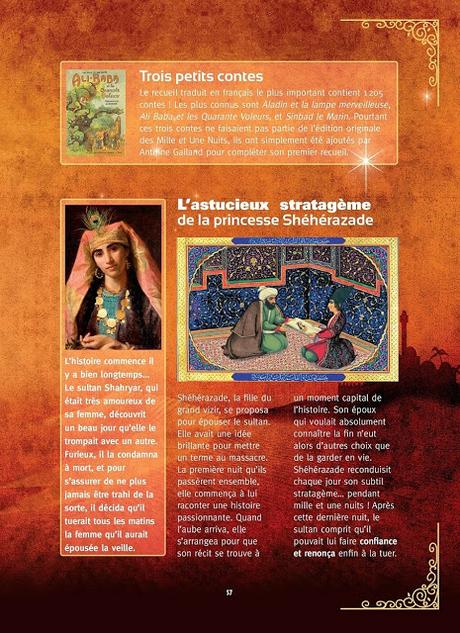 Page texte de contes Arabes en BD chez Petit à Petit