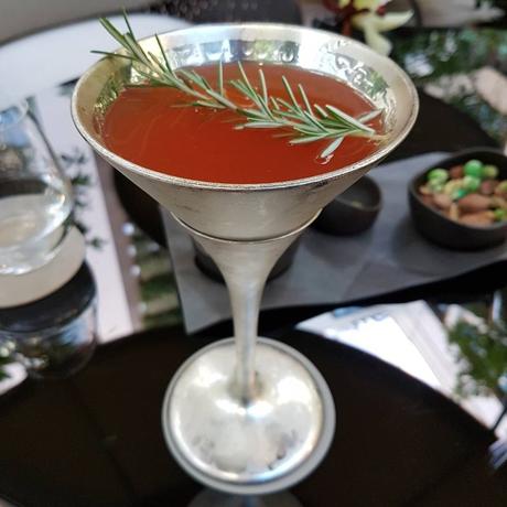 The Red Garden de Christophe Gautrand pour Tanqueray au Mandarin Oriental, Paris