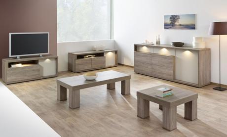 Magasin table basse table basse bois et fer Magasin table basse