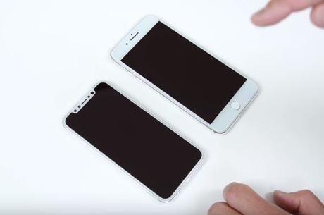 maquette iphone 7s plus vs iphone 8 - iPhone 8 & iPhone 7S Plus : vidéo de comparaison de 2 maquettes