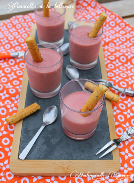 Panacotta à la betterave Panacotta à la betterave