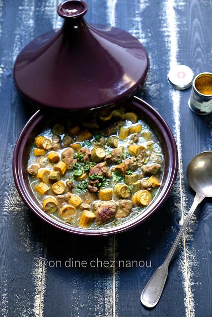 Tajine d'agneau 2 courgettes