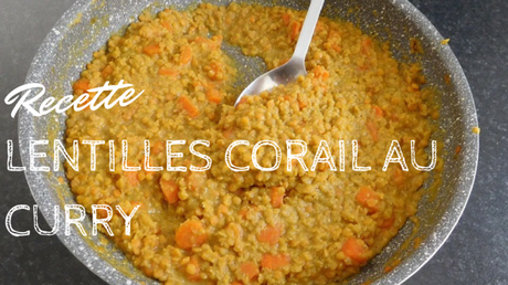 Lentilles corail au curry