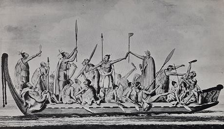 Maori-war-canoe Maori-war-canoe