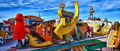 Un cimetière de néons à Las Vegas Un cimetière de néons à Las Vegas