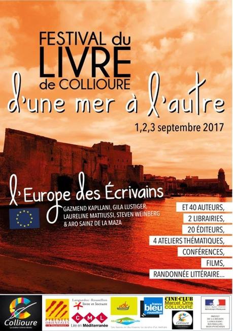 Festival du Livre de Collioure les 1, 2 & 3 septembre 2017