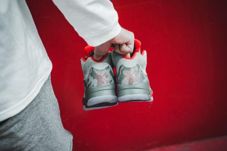 Air Jordan 5 Retro Take Flight Dark Stucco : Release Date Air Jordan 5 Retro Take Flight Dark Stucco