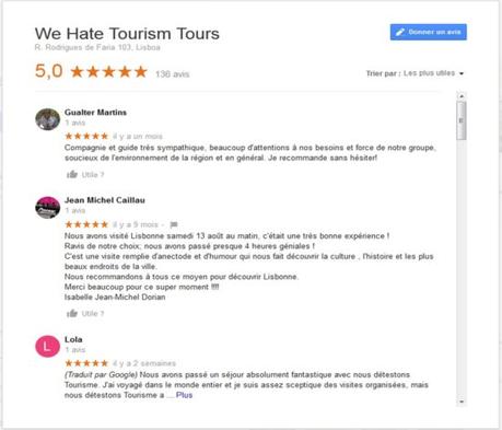 On déteste le tourisme !