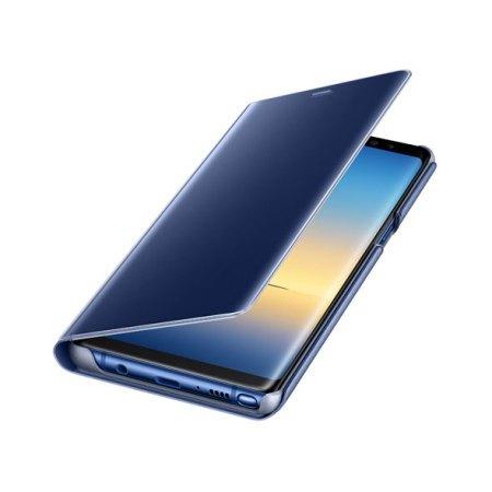 Clear View Stand Cover Officielle Samsung Galaxy Note 8 – Bleu