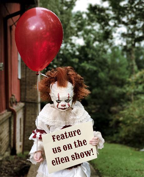 ÇA : il déguise son petit frère de 3 ans en Grippe-Sou le clown ÇA : il déguise son petit frère de 3 ans en Grippe-Sou le clown