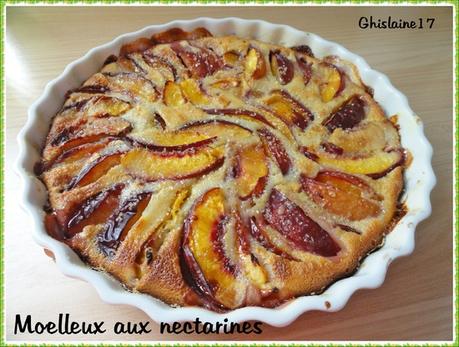 Moelleux aux nectarines