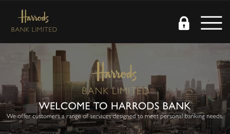 Annonce Tandem Harrods Bank