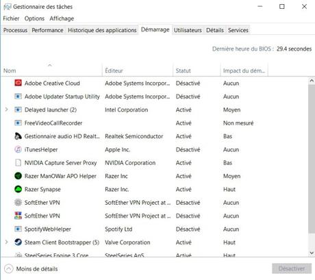 Booster son ordinateur sous Windows 10 ! (Partie 1) Booster son ordinateur sous Windows 10 ! (Partie 1)