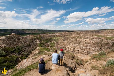 Dinosaure Trail en famille – Drumheller et les Badlands