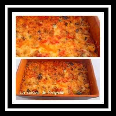 Gratin courgettes, aubergines, poivrons et chorizo au thermomix ou sans 