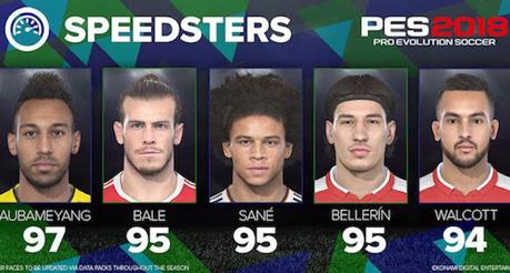 PES 2018 dévoile les notes des meilleurs joueurs du jeu PES 2018 dévoile les notes des meilleurs joueurs du jeu