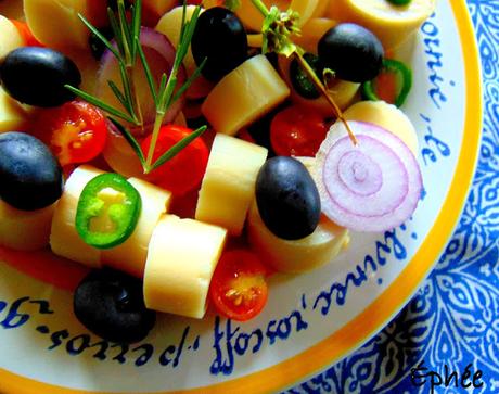 Salade de coeurs de palmiers