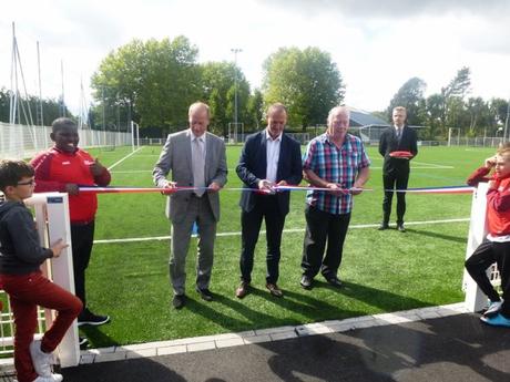 Lomme Délivrance : le SRLD a inauguré la nouvelle pelouse synthétique du stade Van den Eeden
