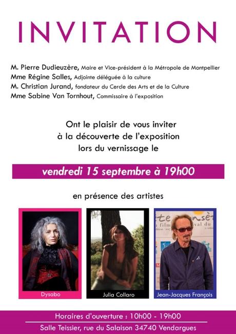 Vendargues – Exposition Collective Cercle des Arts du 15 au 24 septembre