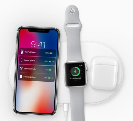 AirPower : Chargement sans fil pour iPhone 8 et X, Apple Watch et EarPods