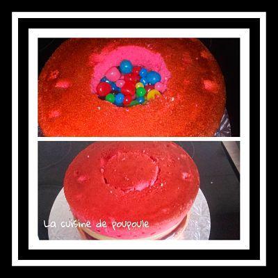 Tuto gâteau Olympique Lyonnais (gâteau à la vanille et ganache chocolat) au thermomix ou sans Tuto gâteau Olympique Lyonnais (gâteau à la vanille et ganache chocolat) au thermomix ou sans