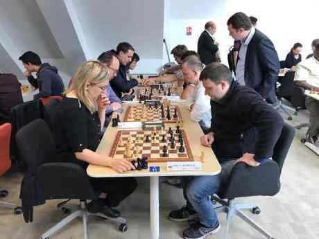 Almira Skripchenko et Sergey Fedorchuk à Paris ce samedi 16 septembre au Blitz d'Oscaro ! - Photo © Chess & Strategy