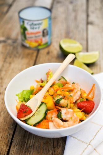 Salade thaï maïs et crevettes Salade thaï maïs et crevettes