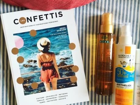 Dans mon panier de plage, il y a ... (CONCOURS TERMINE) Ma revue de l'été : LES CONFETTIS (c) D'une île à Paris