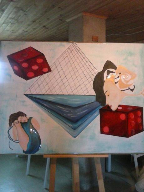 Hasard culturel (tableau N°38) en cours-AUTHENTIQUE POUDRE D'OR hasard culturel 16/02/2016 AURORE