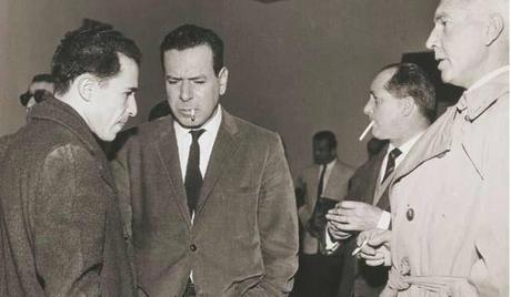 Jean El-Mouhoub Amrouche ou la double appartenace Jean Amrouche en 1961 avec Jean Daniel, Mohamed Benyhia et Jules Roy