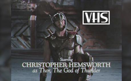 Une version VHS de « Thor: Ragnarok »