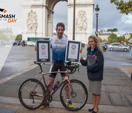 Un cycliste britannique s’offre le record du tour du monde en 78 jours