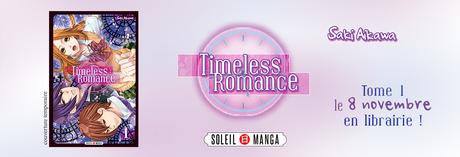 Le shôjo Timeless Romance de Saki AIKAWA annoncé chez Soleil Manga