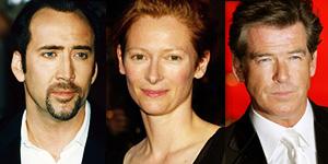 Nicolas Cage, Tilda Swinton et Pierce Brosnan dans The Ghost