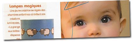 Dessine-moi un mouton Lire l’article paru dans la magazine Votre Bébé !