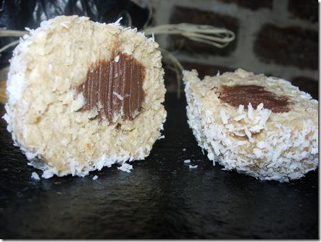 Boule coco fourrée ganache chocolat (5)