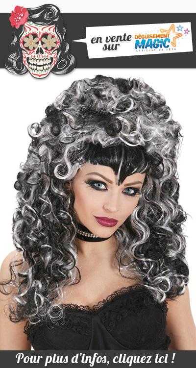 perruque-halloween-femme-frisee-volumineuse perruque-halloween-femme-frisee-volumineuse