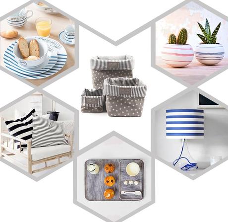 Et si vous adoptiez la rayure en déco ? carnet de tendance : des rayures sur les accessoires