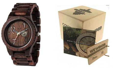 Montre en Bois Chocolat - WeWOOD - montres en bois WeWOOD